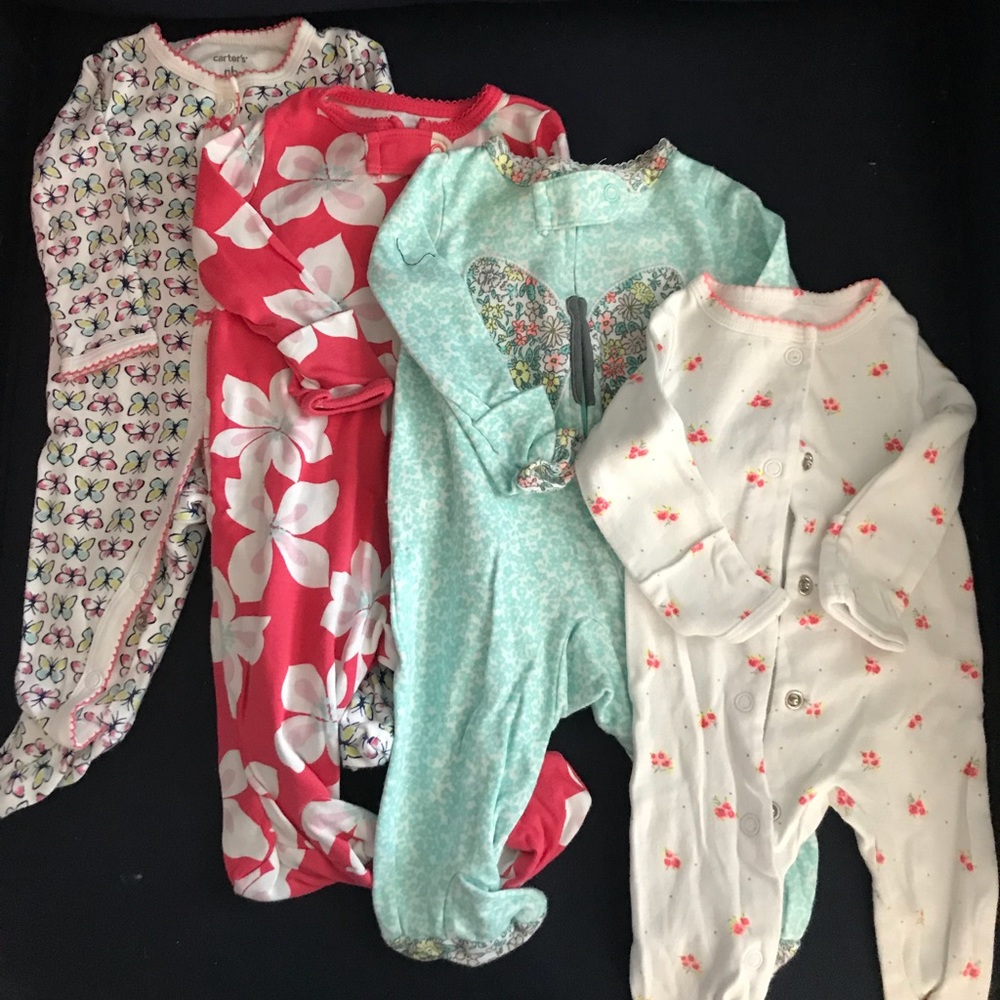 One piece footed outfits